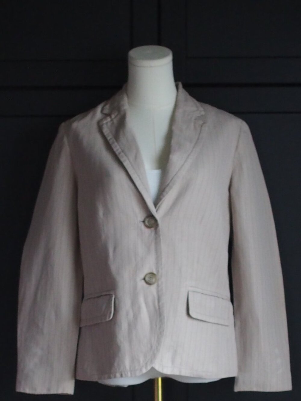Liz Claiborne | Linen-Blend Vintage Classic Fit Blazer